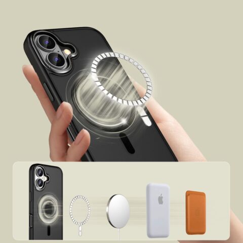 TECH-PROTECT MAGEDGE MAGSAFE zaštita za iPHONE 16 (CRNA/GUNMETAL) - Slika 4