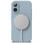 RINGKE SILICONE MAGNETIC zaštita za MAGSAFE iPHONE 16 (BLUE) - Slika 4