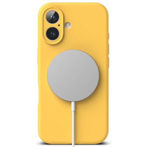 RINGKE SILICONE MAGNETIC zaštita za MAGSAFE iPHONE 16 (YELLOW) - Slika 4