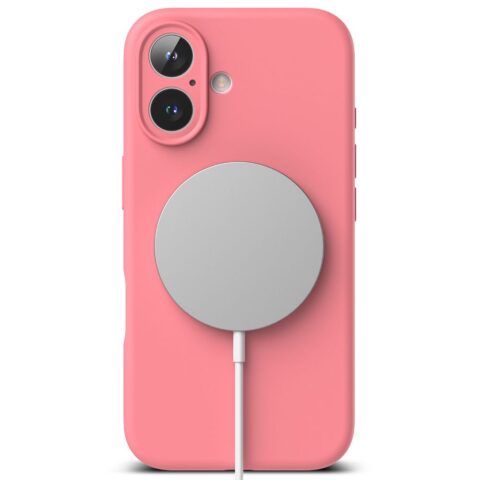RINGKE SILICONE MAGNETIC zaštita za MAGSAFE iPHONE 16 (PINK) - Slika 4