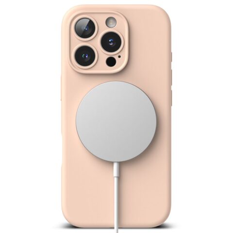 RINGKE SILICONE MAGNETIC zaštita za MAGSAFE iPHONE 16 PRO MAX (PINK SAND) - Slika 4