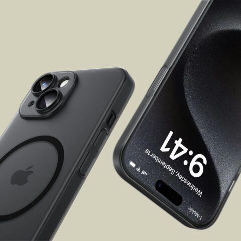 TECH-PROTECT MAGSLIM MAGSAFE zaštita za iPHONE 15 (MATTE/BLACK) - Slika 5