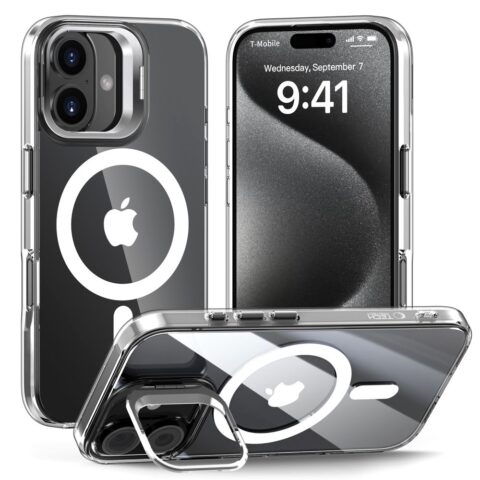 TECH-PROTECT MAGSTAND MAGSAFE zaštita za iPHONE 16 (prozirna) - Slika 1