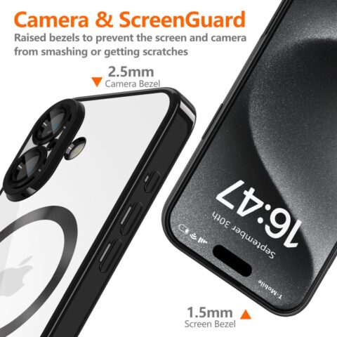 TECH-PROTECT MAGFLEX MAGSAFE zaštita za iPHONE 16 (SHINY BLACK) - Slika 3