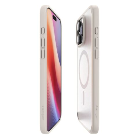 SPIGEN ULTRA HYBRID MAGSAFE zaštita za iPHONE 16 PRO (FROST NATURAL TITANIUM) - Slika 4