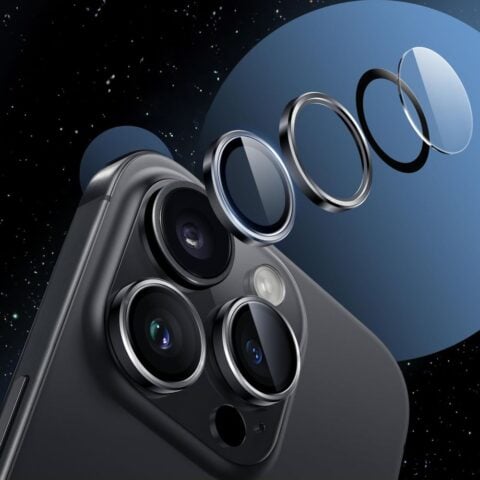 HOFI CAMRING PRO+ zaštita za leće kamere PHONE 16 PRO / 16 PRO MAX (crni rub) - Slika 3