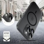 TECH-PROTECT MAGSLIM MAGSAFE zaštita za iPHONE 15 PRO (MATTE/BLACK) - Slika 6