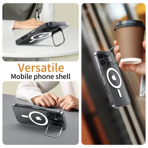 TECH-PROTECT MAGSTAND MAGSAFE zaštita za iPHONE 16 (prozirna) - Slika 5