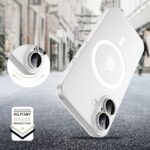 TECH-PROTECT MAGSLIM MAGSAFE zaštita za iPHONE 16 (MATTE/WHITE) - Slika 2