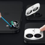 ESR ARMORITE CAMERA PROTECTOR zaštita leće za iPHONE 16 / 16 PLUS (prozirna) - Slika 5