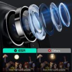 ESR ARMORITE CAMERA PROTECTOR zaštita leće za iPHONE 16 PRO / 16 PRO MAX (crni rub) - Slika 6