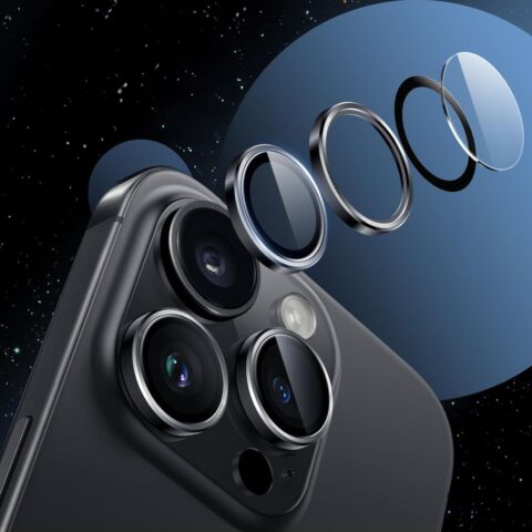 HOFI CAMRING PRO+ zaštita za leće kamere PHONE 16 PRO / 16 PRO MAX (prozirna) - Slika 3