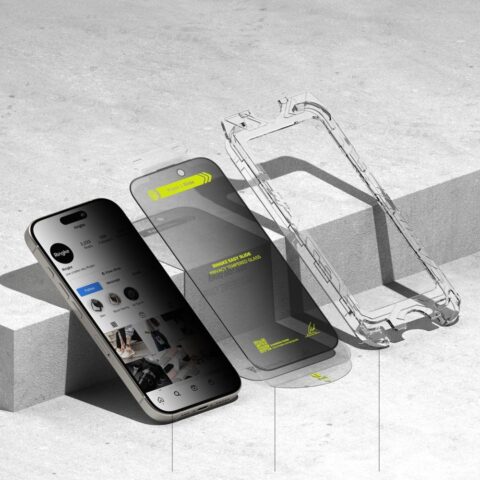 5 2x RINGKE EASY SLIDE kaljena stakla za iPHONE 16 PRO MAX (PRIVACY) - Slika 5