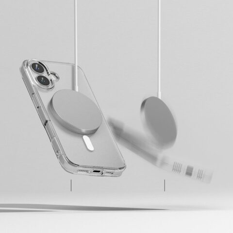 Ringke Fusion magnetic MAGSAFE za iPHONE 16 (MATTE CLEAR) - Slika 7
