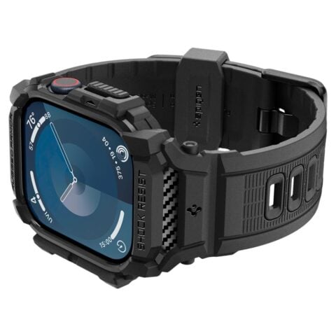 SPIGEN RUGGED ARMOR ”PRO” narukvica / maskica za Apple Watch 10 (42 mm) MATTE BLACK - Slika 7