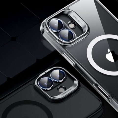 ESR ARMORITE CAMERA PROTECTOR zaštita leće za iPHONE 16 / 16 PLUS (crni rub) - Slika 3
