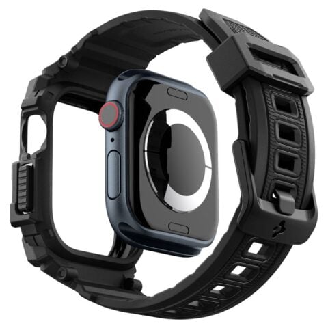 SPIGEN RUGGED ARMOR ”PRO” narukvica / maskica za Apple Watch 10 (42 mm) MATTE BLACK - Slika 8