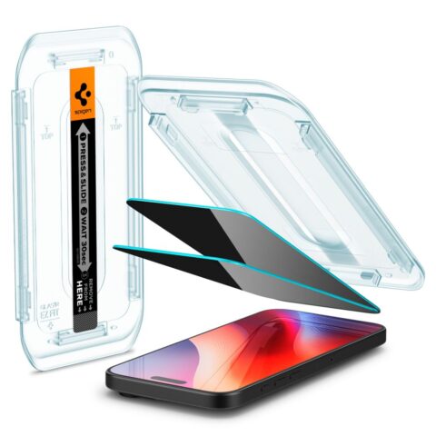SPIGEN GLAS.TR ”EZ FIT” 2 komada za iPHONE 16 PRO (PRIVACY) - Slika 9