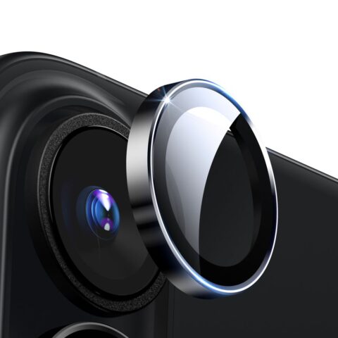 ESR ARMORITE CAMERA PROTECTOR zaštita leće za iPHONE 16 / 16 PLUS (crni rub) - Slika 4