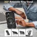 TECH-PROTECT MAGRING MAGSAFE zaštita za iPHONE 15 (MATTE BLACK) - Slika 9