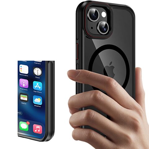 TECH-PROTECT MAGHYBRID MAGSAFE zaštita za iPHONE 15 (BLACK/RED) - Slika 5