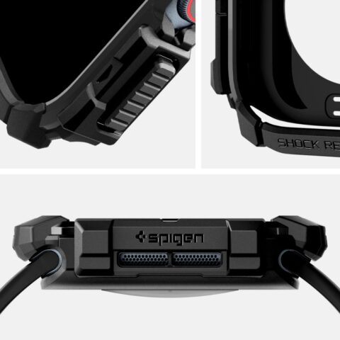 SPIGEN RUGGED ARMOR zaštita za APPLE WATCH 10 (42 mm) MATTE BLACK - Slika 10