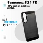 TPU KARBON zaštita za Samsung S24 FE (mat crna)