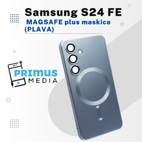 iPhone 16 serija – kopija (7) MAGSAFE zaštita za SAMSUNG S24 FE (plava) - Slika 1