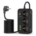 Tech-Protect PC3X6 razvodnik 3 USB & 3 TIP-C & 3 utičnice 200cm - Slika 3