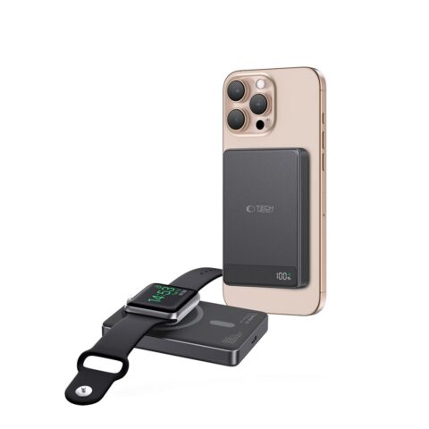TECH-PROTECT PB33 LIFEMAG MAGSAFE POWER BANK dodatna baterija za bežično punjenje uređaja (crna) - Slika 9