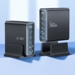 TECH-PROTECT DC140W-GAN 5-utora brzi stolni punjač PD140W/QC3.0 - Slika 7