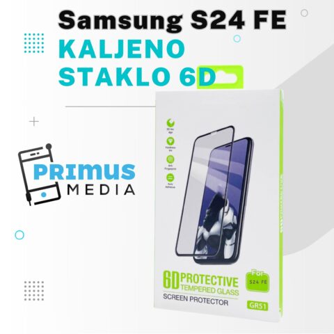 Samsung S24 FE kaljeno staklo 6D - Slika 1