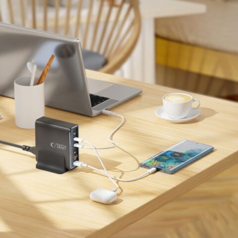 TECH-PROTECT DC80W-GAN 6-utora brzi stolni punjač PD80W/QC3.0 - Slika 6