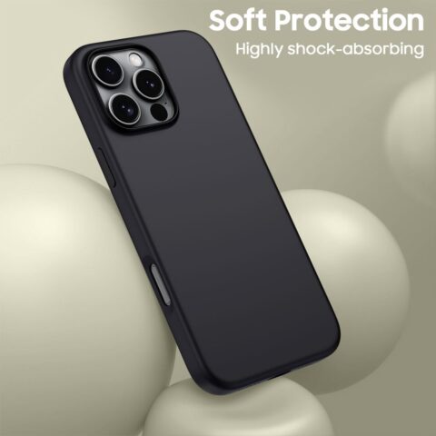 TECH-PROTECT SILICONE MAGSAFE zaštita za iPHONE 16 PRO MAX (MATTE BLACK) - Slika 6