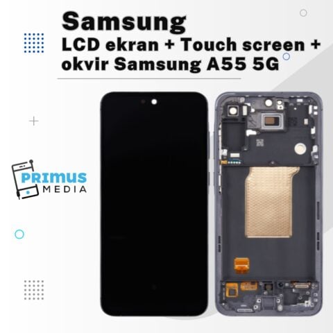 SAMSUNG Galaxy A55 LCD ekran display touch screen (komplet sa okvirom) - Slika 1