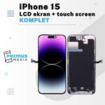 LCD ekran + Touch screen | INCELL | iPhone 15 | KOMPLET
