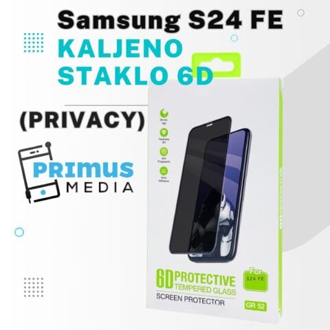 Samsung S24 FE kaljeno staklo 6D (PRIVACY) - Slika 1
