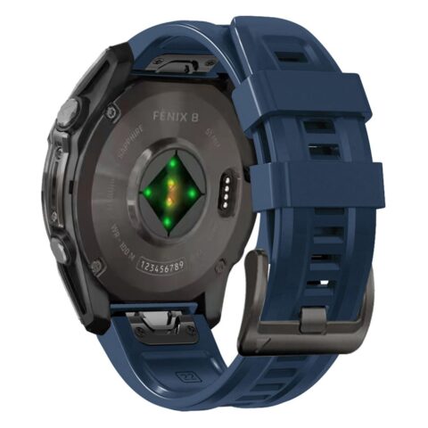 TECH-PROTECT SILICONE narukvica za GARMIN FENIX 5 / 6 / 6 PRO / 7 / 8 (47 mm) NAVY BLUE - Slika 5