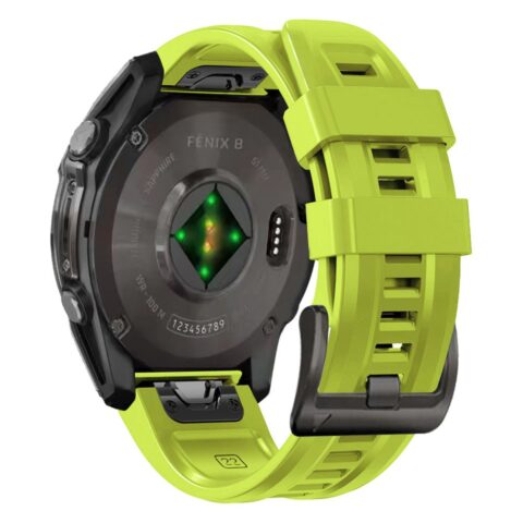 TECH-PROTECT SILICONE narukvica za GARMIN FENIX 5 / 6 / 6 PRO / 7 / 8 (47 mm) LIME - Slika 5