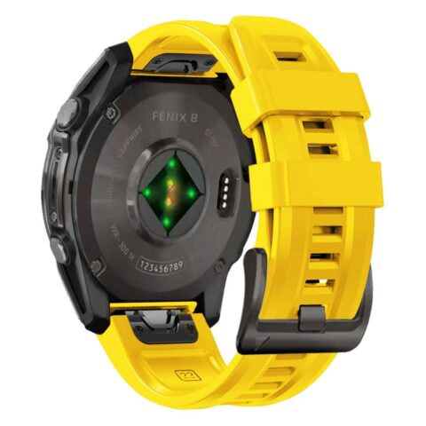 TECH-PROTECT SILICONE narukvica za GARMIN FENIX 5 / 6 / 6 PRO / 7 / 8 (47 mm) YELLOW - Slika 5