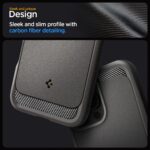 SPIGEN RUGGED ARMOR MAG MAGSAFE za iPHONE 16 PRO MAX (siva) - Slika 10