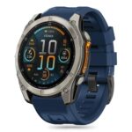 TECH-PROTECT SILICONE narukvica za GARMIN FENIX 5 / 6 / 6 PRO / 7 / 8 (47 mm) NAVY BLUE