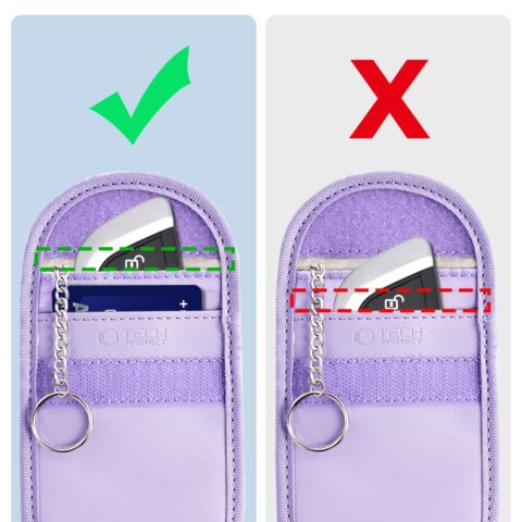 3 FARADAYA TECH-PROTECT KLR100 RFID SIGNAL BLOKER privjesak KEYLESS (LAVENDER) - Slika 6