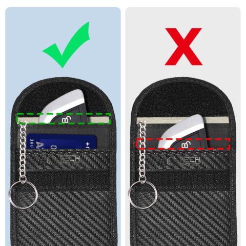 3 FARADAYA TECH-PROTECT KLR100 RFID SIGNAL BLOKER privjesak KEYLESS (CARBON) - Slika 9