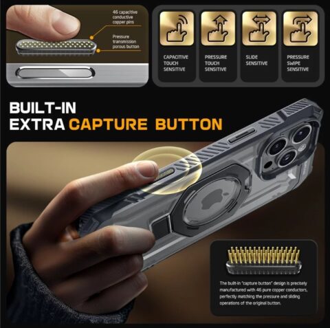 Maska SUPCASE UB GRIP MAG MAGSAFE zaštita za iPHONE 16 PRO (GREY) - Slika 5