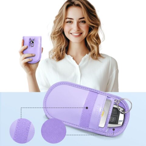4 FARADAYA TECH-PROTECT KLR100 RFID SIGNAL BLOKER privjesak KEYLESS (LAVENDER) - Slika 7