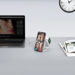 TECH-PROTECT QI15W-A32 3 u 1 MAGNETIC MAGSAFE bežični punjač (SIVI) - Slika 6