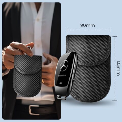 5 FARADAYA TECH-PROTECT KLR100 RFID SIGNAL BLOKER privjesak KEYLESS (CARBON) - Slika 6