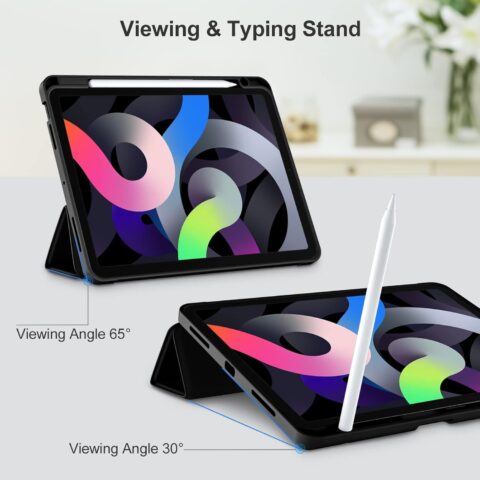 Smartcover Bookcase zaštita za iPad Air 4/ 5/ 6/ 10.9  11 2020/2022/2024 (crna) - Slika 7