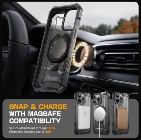 Maska SUPCASE UB GRIP MAG MAGSAFE zaštita za iPHONE 16 PRO (GREY) - Slika 9